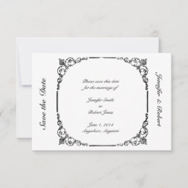 Vintager Kronleuchter Save the Date