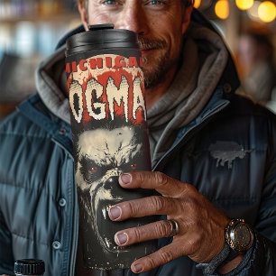 Vintager Kryptozoologie Dogman Retro Thermosbecher