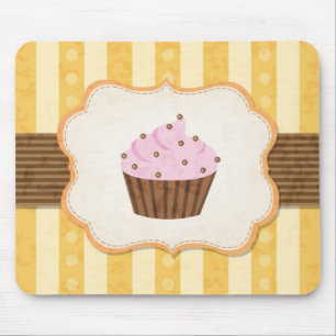 Vintager Kuchen-Hintergrund Mousepad