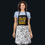Vintager Kuchen und Muffin-Muster Schürze<br><div class="desc">Lustvolle und coole Schürze, um das Kochen noch angenehmer zu machen. Personalisiertes Geschenk für Familie und Freunde, die Liebe Kochen, Backen und probieren neue Rezepte in der Küche. Passen Sie die Formulierung an Ihren Anlass an. Mit dem Design-Tool können Sie den Schriftart-, Schriftart- und Schriftart-Typ weiter ändern.</div>