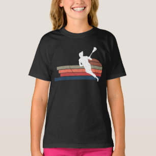 Vintager Lacrosse Player T-Shirt