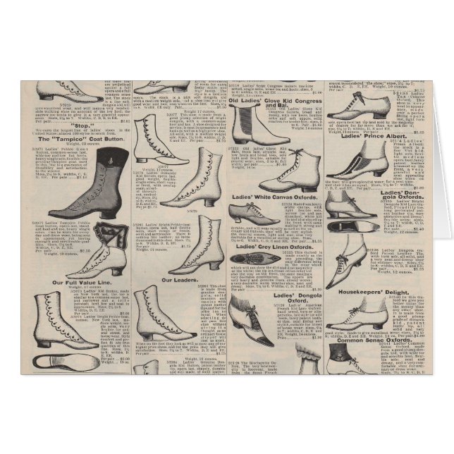 Vintager Ladys' Shoes Katalog - Mode der 1900er Ja (Vorderseite (Horizontal))