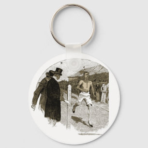 VINTAGER LÄUFER SCHLÜSSELANHÄNGER