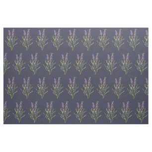 Vintager Lavendel in Mitternachtblau Stoff