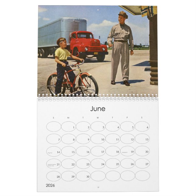 Vintager Lebenskalender 2016 Kalender (Jun 2026)
