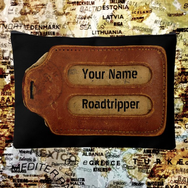 Vintager Lederkennzeichen Zubehörtasche (Von Creator hochgeladen)