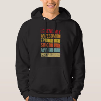 Vintager legendärer Phantastischer Epic Seit April Hoodie