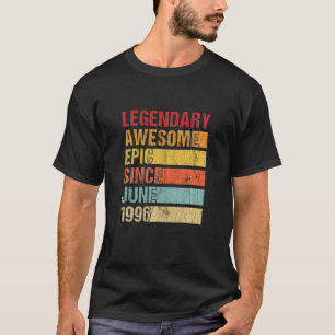 Vintager legendärer Phantastischer Epic Seit Juni T-Shirt