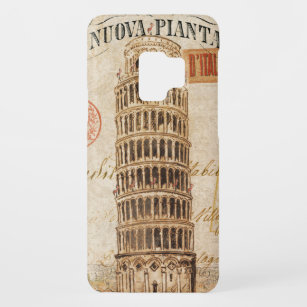 Vintager lehnender Turm von Pisa Case-Mate Samsung Galaxy S9 Hülle