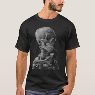 Vintager Leiter von A Skeleton Van Gogh Skull-Van  T-Shirt