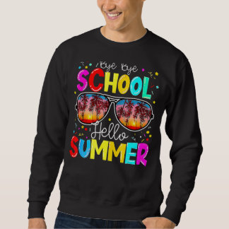 Vintager letzter Schultag im Sommer Sweatshirt