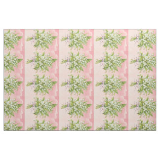 Vintager Lilly des Tal-Gewebes Stoff