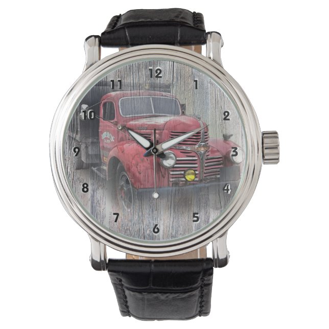 VINTAGER LKW ARMBANDUHR (Vorderseite)