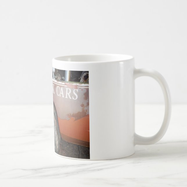 Vintager LKW-Bargeld für Junk Car Sign Kaffeetasse (Rechts)