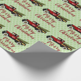 Vintager LKW-Bauernhof Geschenkpapier