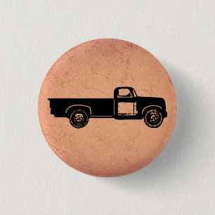 Vintager LKW Button