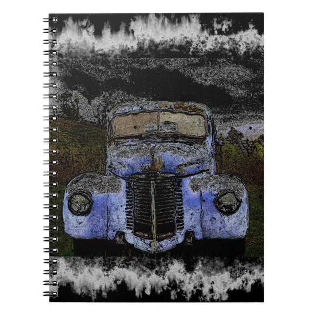 Vintager LKW Notizblock (Vorderseite)