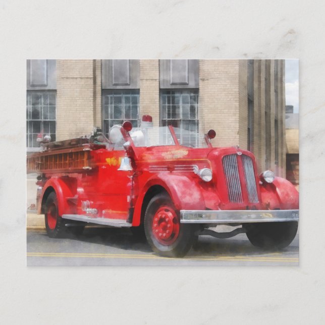 Vintager LKW Postkarte (Vorderseite)