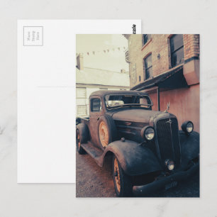 Vintager LKW Postkarte
