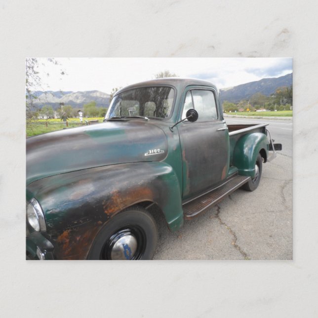 Vintager LKW Postkarte (Vorderseite)