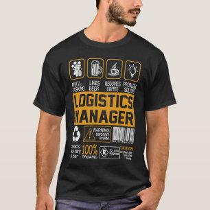 Vintager Logistikmanager - Beschreibung T-Shirt