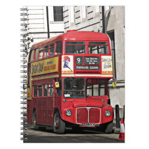 Vintager London-Bus Notizblock