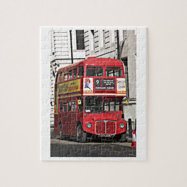 Vintager Londoner Bus (Vertikal)