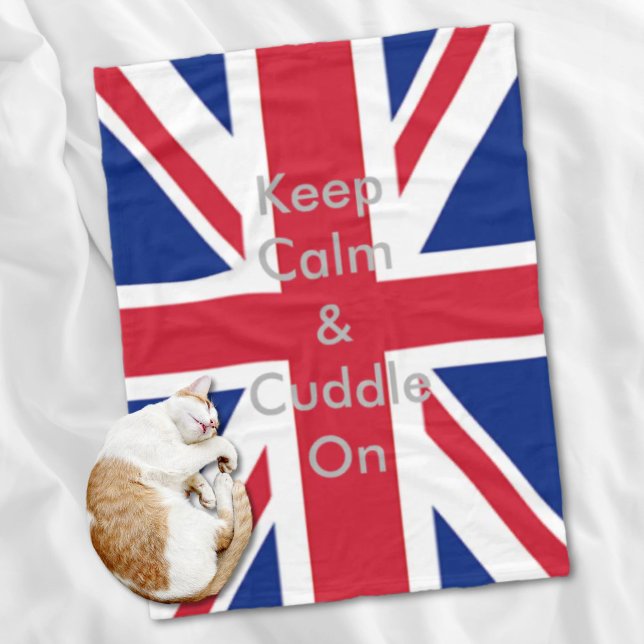 Vintager Londoner Fashion britischer Fahne Gewerks Fleecedecke (vintage london fashion british flag union jack fleece blanket)