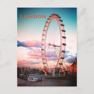 Vintager Londoner Tourismus Postkarte