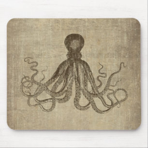Vintager Lord Bodner Octopus Triptych Mousepad