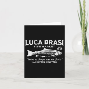 Vintager Luca Brasi Fischmarkt Retreat Fischfang Karte