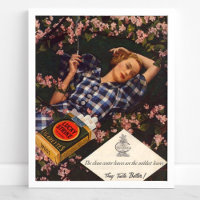 Vintager Lucky Strike Zigaretten Tabak