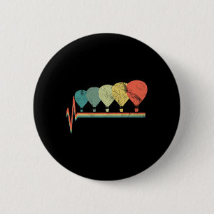 Vintager Luftballon-Pilot-Aviator Button