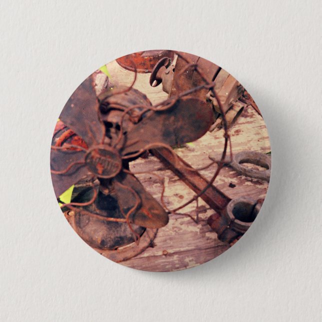 Vintager Lüfter Button (Vorderseite)
