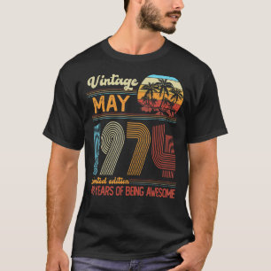 Vintager Mai 1974 Geburtstag 1 T-Shirt