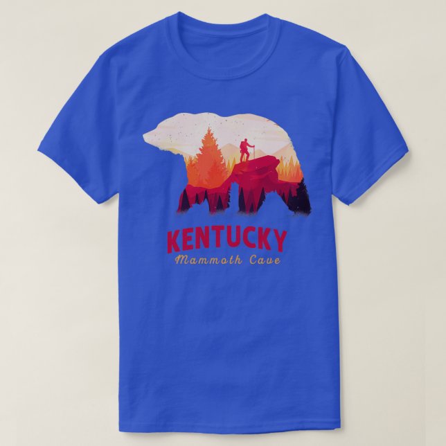 Vintager Mammoth Cave Nationalpark Kentucky 9 T-Shirt (Design vorne)