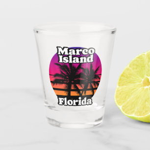 Vintager Marco Island Beach Florida Schnapsglas