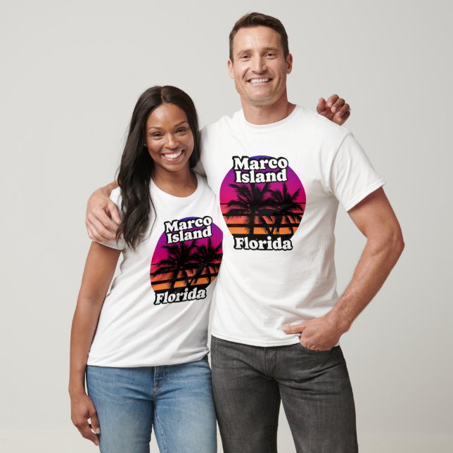 Vintager Marco Island Beach Florida T-Shirt (Unisex)