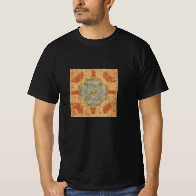 Vintager Medallion Pattern T - Shirt (Vorderseite)