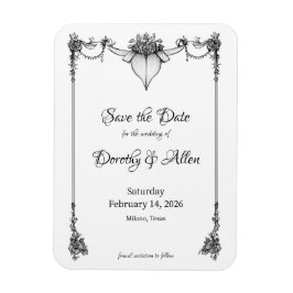 Vintager Minimalismus dünne Magnetkarte Magnet