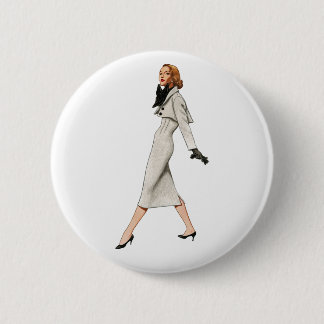 Vintager Mode-Bild-Knopf Button