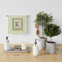 Vintager Monogramm-Letter-Rahmen