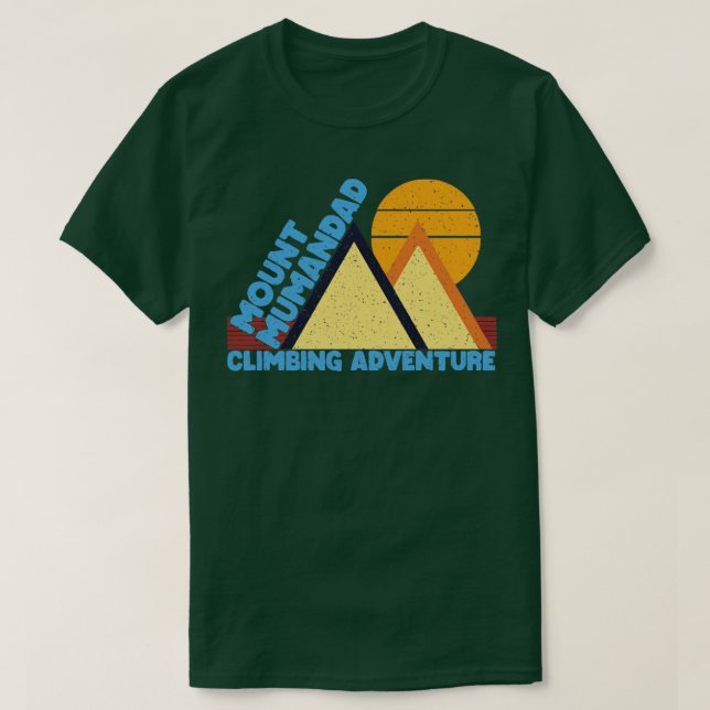 Vintager Monte Mumandad Kletterparadies T-Shirt (Design vorne)