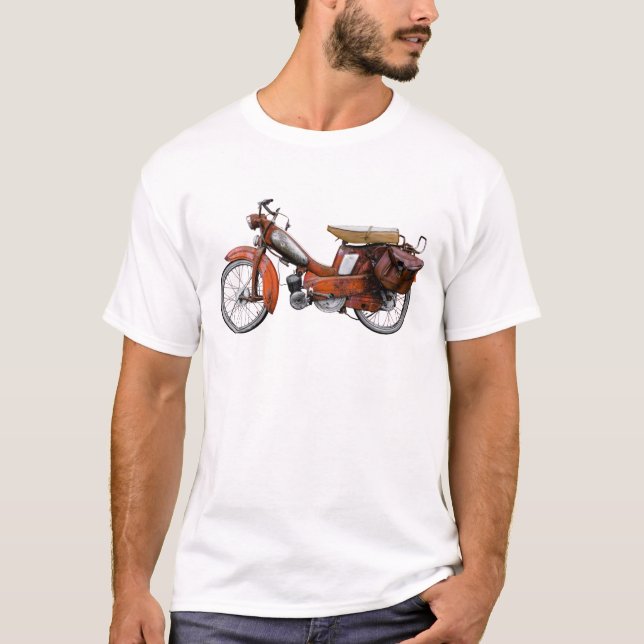 Vintager Motobecane Moped T-Shirt (Vorderseite)