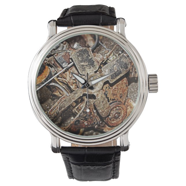 Vintager Motor Armbanduhr (Vorderseite)