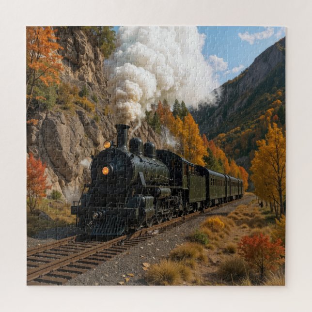 Vintager Motor im Herbstgebirge (Vertikal)