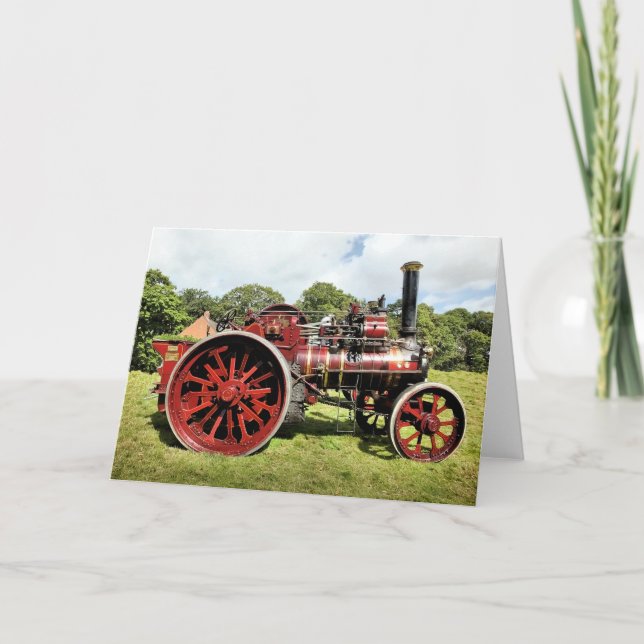 Vintager Motor Karte (Vorderseite)