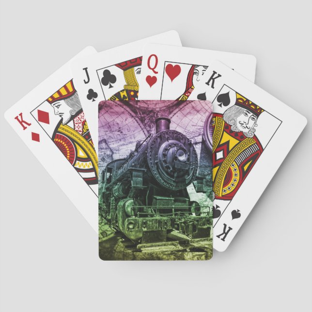 Vintager Motor Spielkarten (Rückseite)