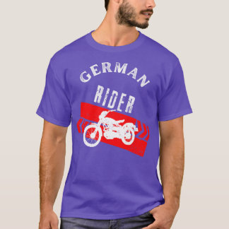 Vintager Motorradfahrer T-Shirt