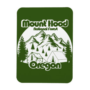 Vintager Mount Hood National Forest Magnet